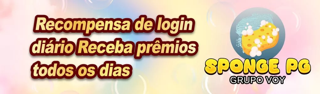 Cadastre-se na Sponge PG para receber o bônus de boas-vindas